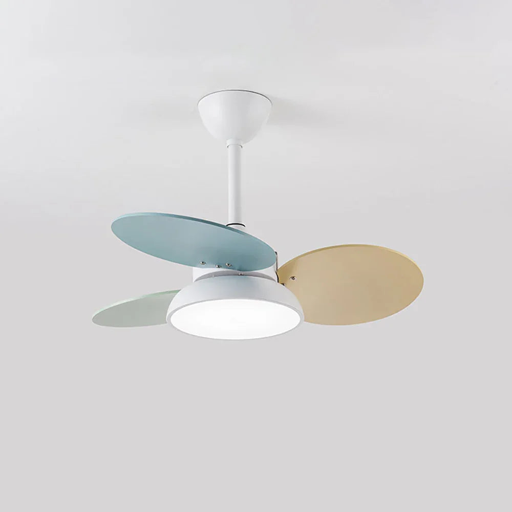 Round Colored Petal Shaped Ceiling Fan Lights - view 16 | Woorglamp