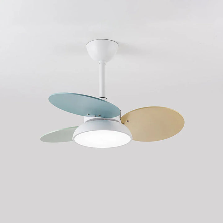 Round Colored Petal Shaped Ceiling Fan Lights - view 16 | Woorglamp