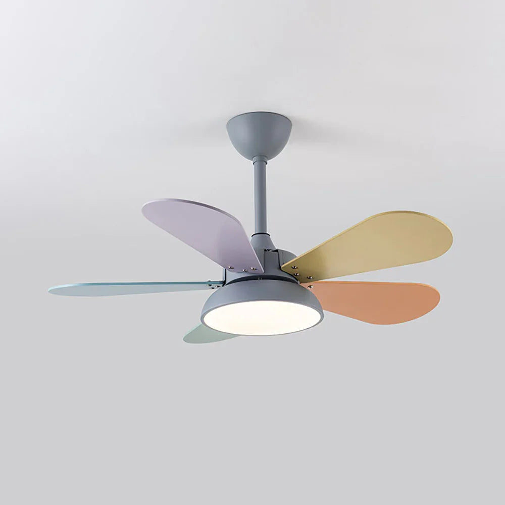 Round Colored Petal Shaped Ceiling Fan Lights - view 19 | Woorglamp