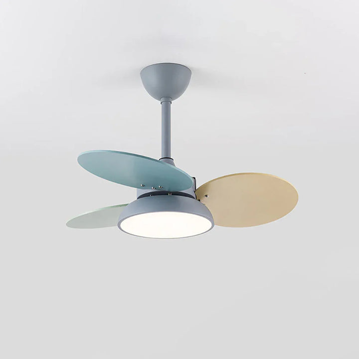 Round Colored Petal Shaped Ceiling Fan Lights - view 17 | Woorglamp
