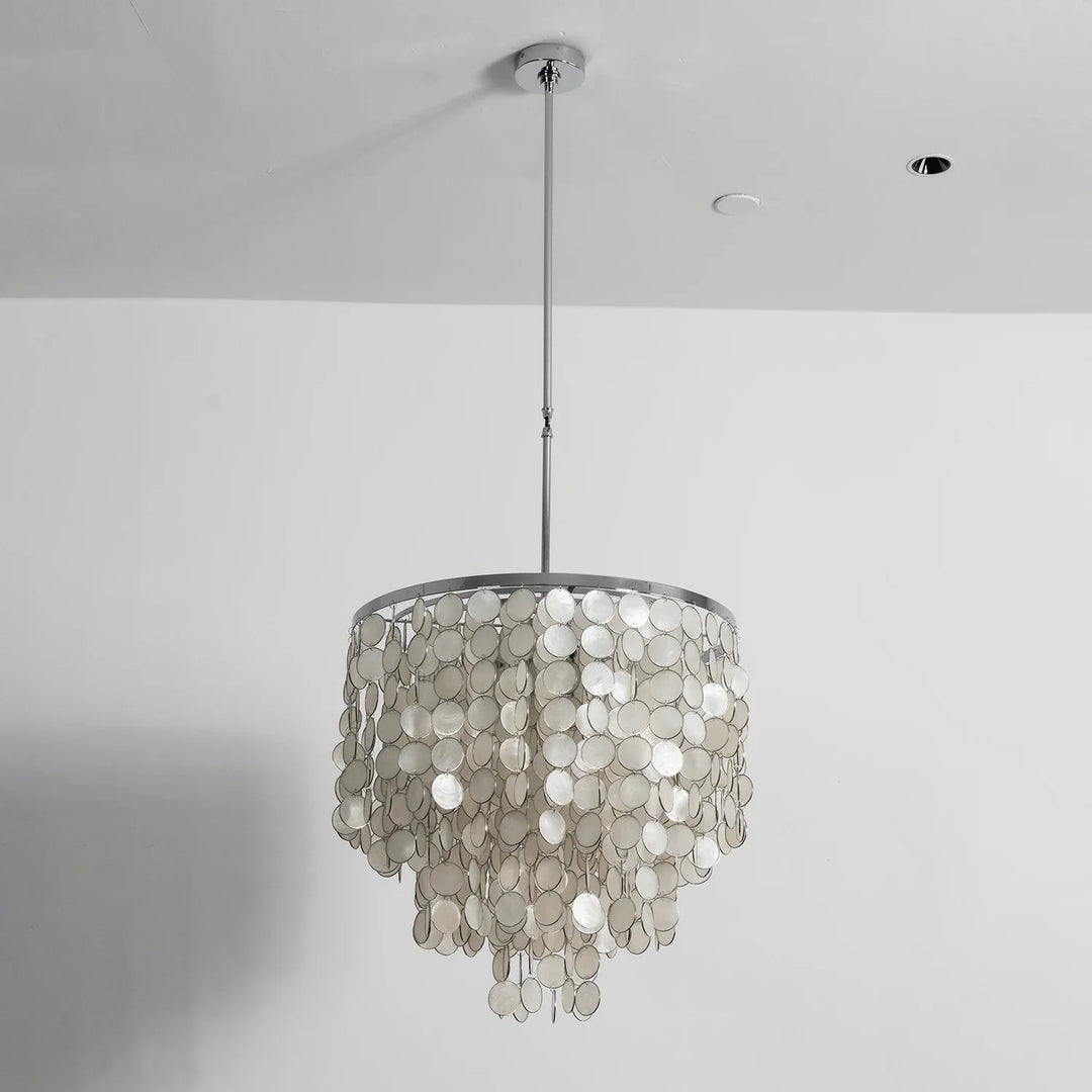 Shell Waterfall Oceana Tiered Chandelier
