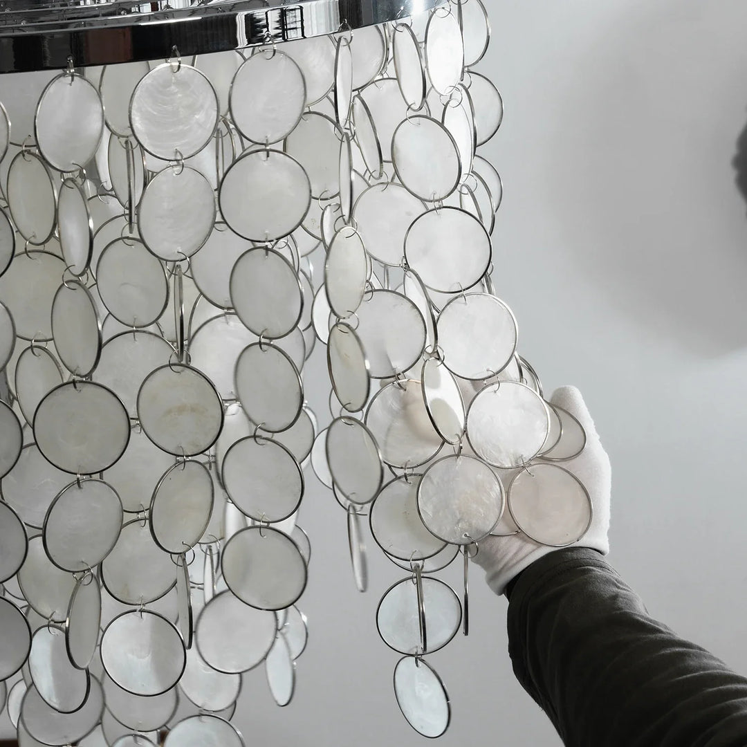 Shell Waterfall Oceana Tiered Chandelier