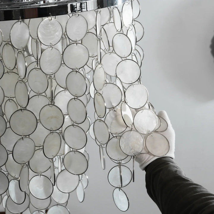 Shell Waterfall Oceana Tiered Chandelier