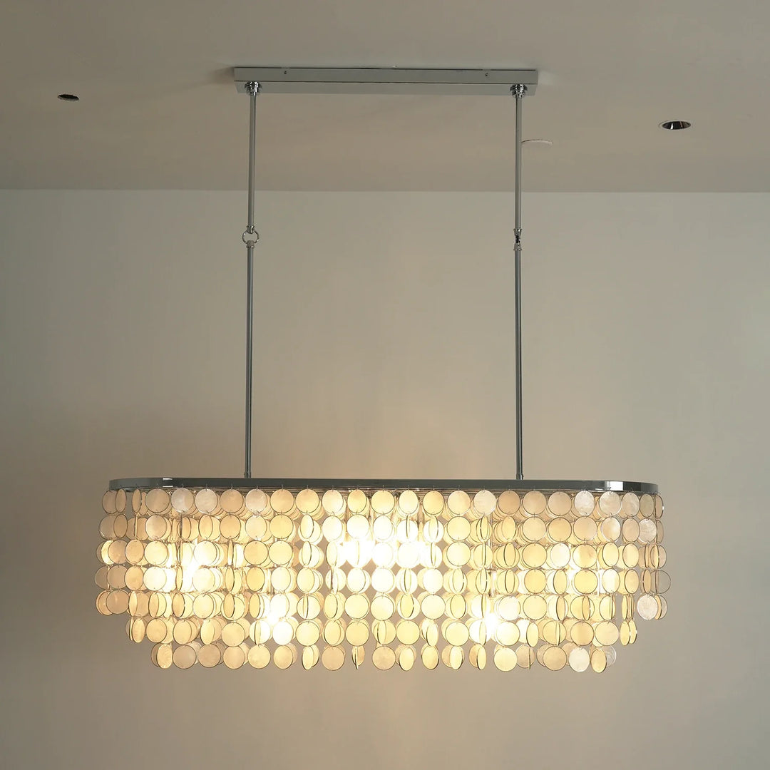 Shell Waterfall Oceana Tiered Chandelier