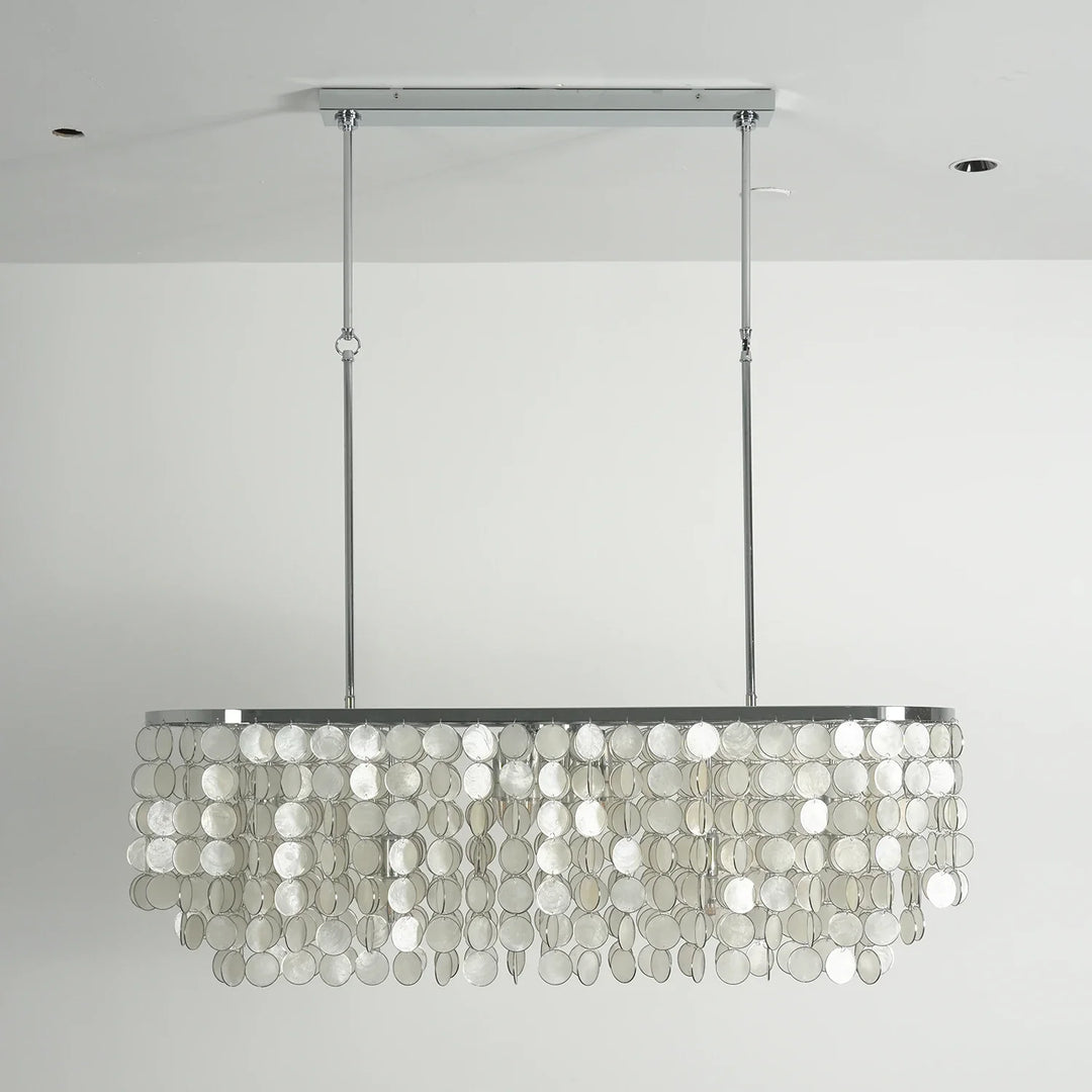 Shell Waterfall Oceana Tiered Chandelier
