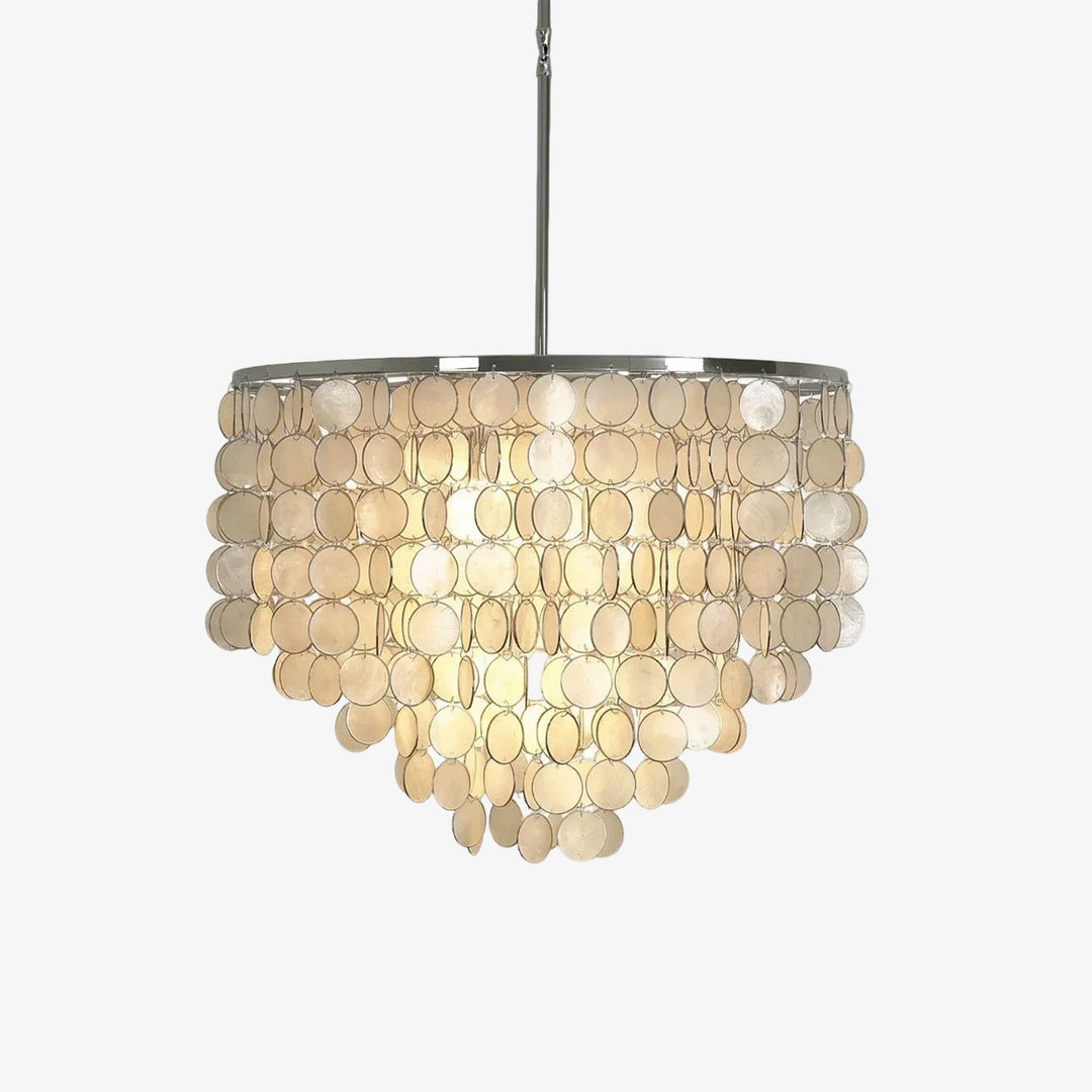 Shell Waterfall Oceana Tiered Chandelier