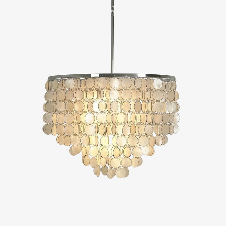 Shell Waterfall Oceana Tiered Chandelier