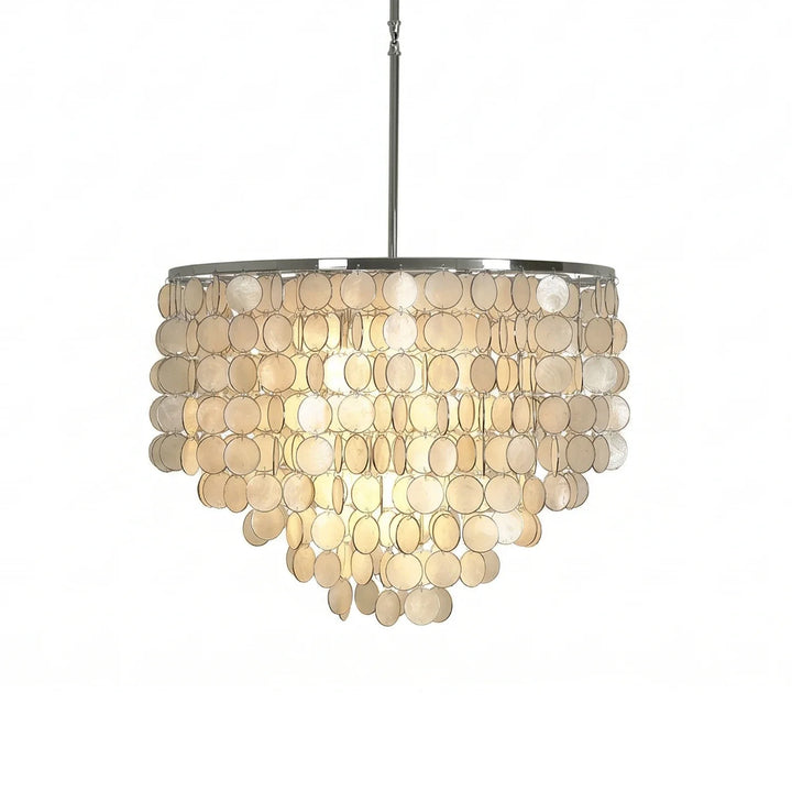 Shell Waterfall Oceana Tiered Chandelier