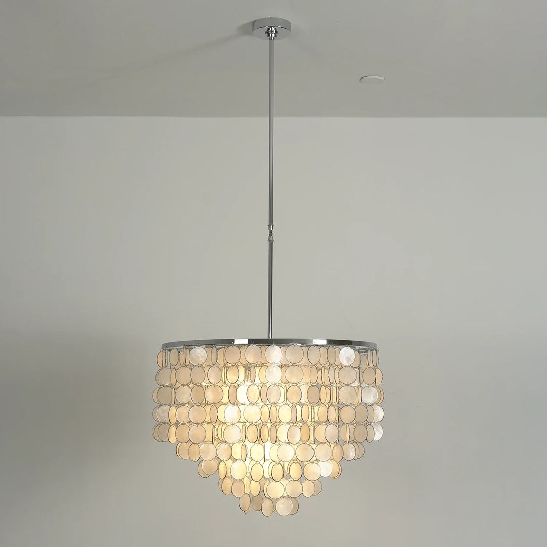 Shell Waterfall Oceana Tiered Chandelier