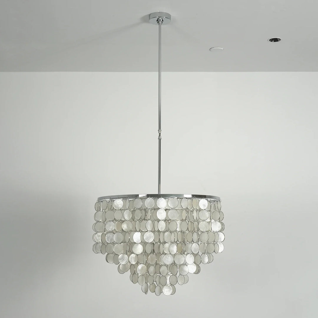 Shell Waterfall Oceana Tiered Chandelier