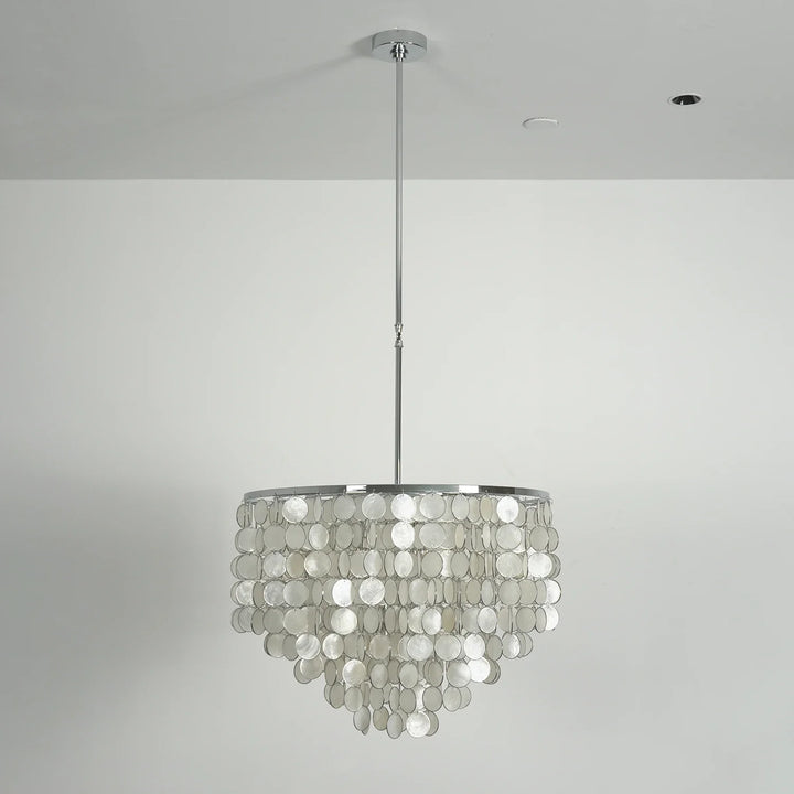 Shell Waterfall Oceana Tiered Chandelier