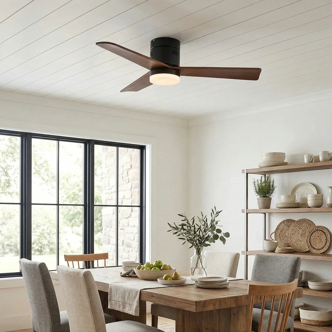 Silent Aeroluxe Modern Ceiling Fan Light