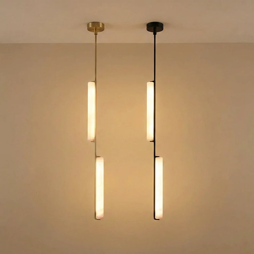 Stalactite Waterfall Linear Alabaster Chandelier
