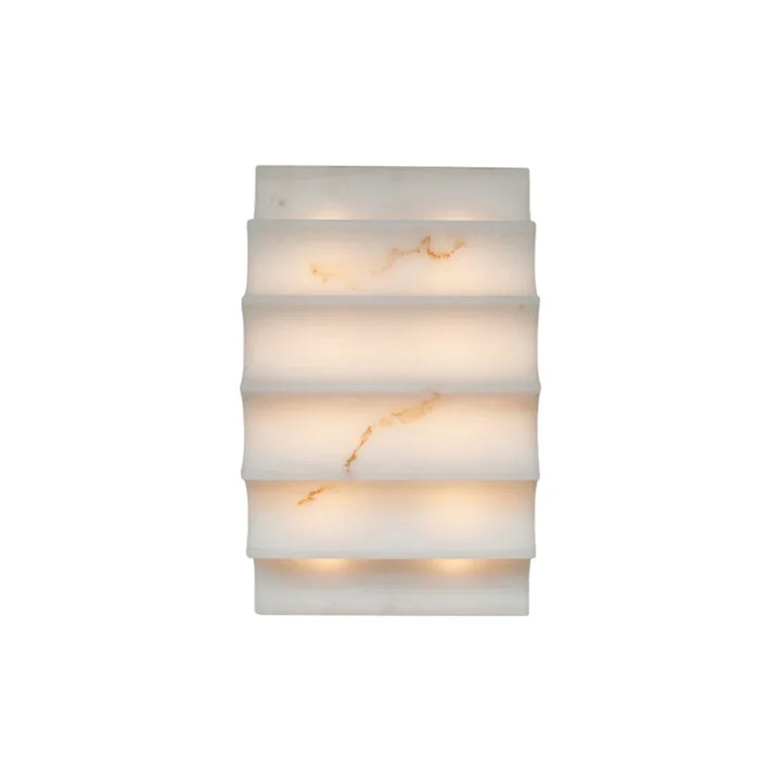 Stepped Arched Alabaster Wall Lamp
