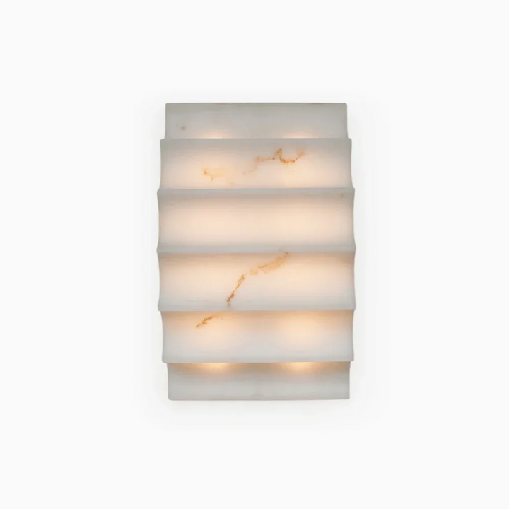 Stepped Arched Alabaster Wall Lamp