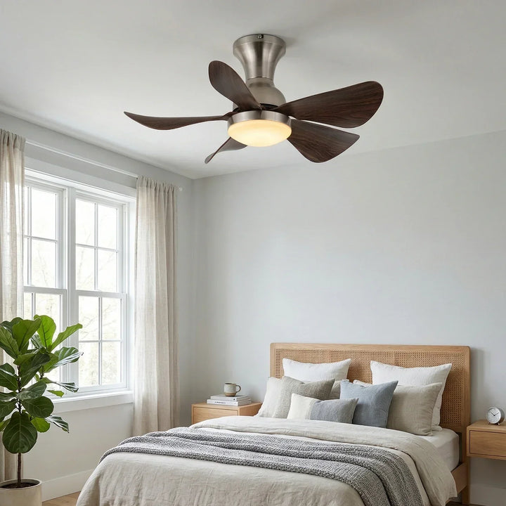 Stylish Compact Silent Ceiling Fan Light