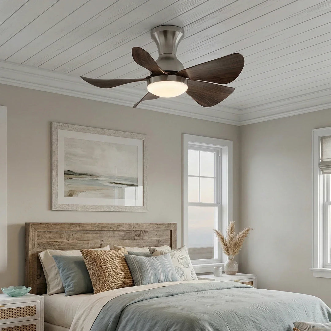 Stylish Compact Silent Ceiling Fan Light