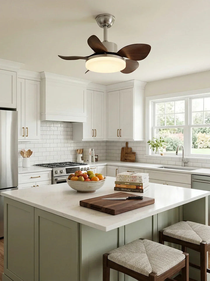 Terra Modern Silent Ceiling Fan Light