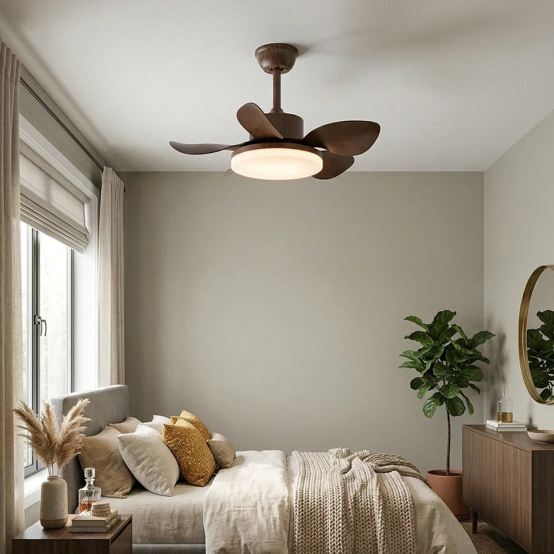 Terra Modern Silent Ceiling Fan Light