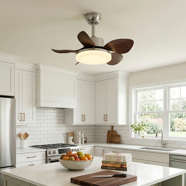 Terra Modern Silent Ceiling Fan Light