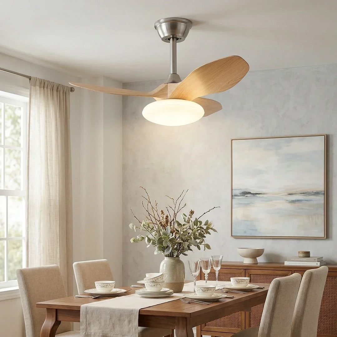 Three-Blade Zephira Ceiling Fan Light