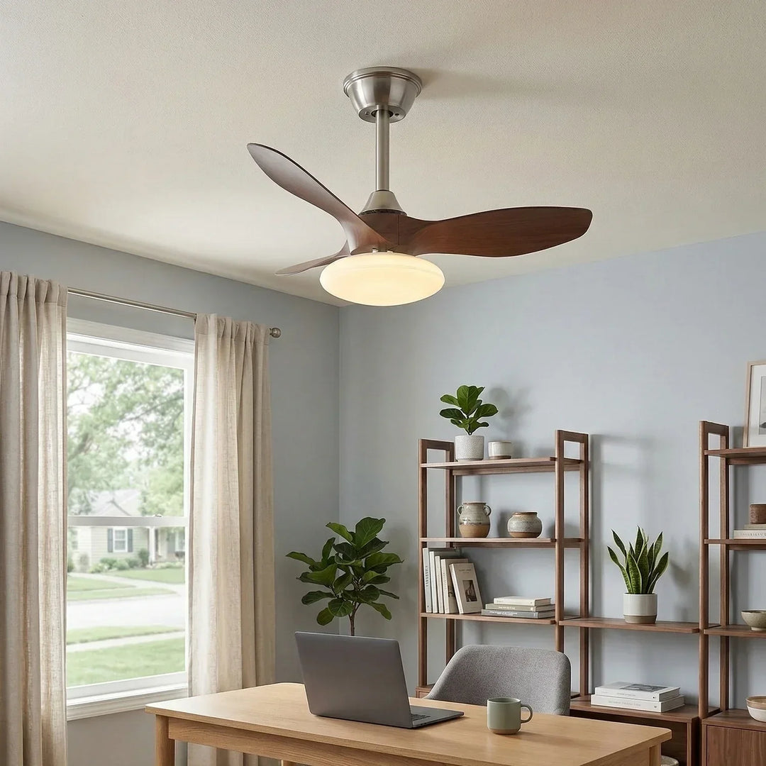 Three-Blade Zephira Ceiling Fan Light