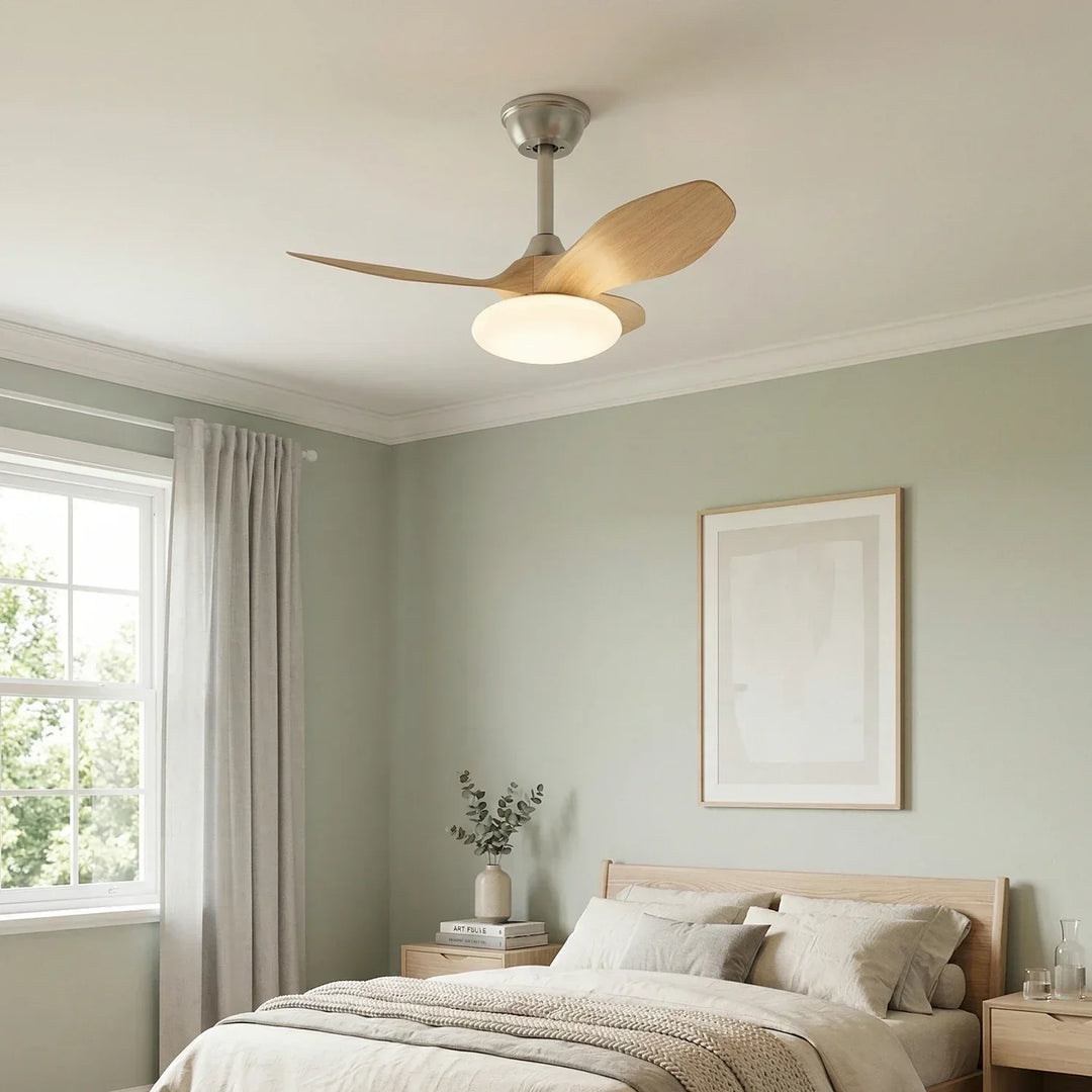 Three-Blade Zephira Ceiling Fan Light