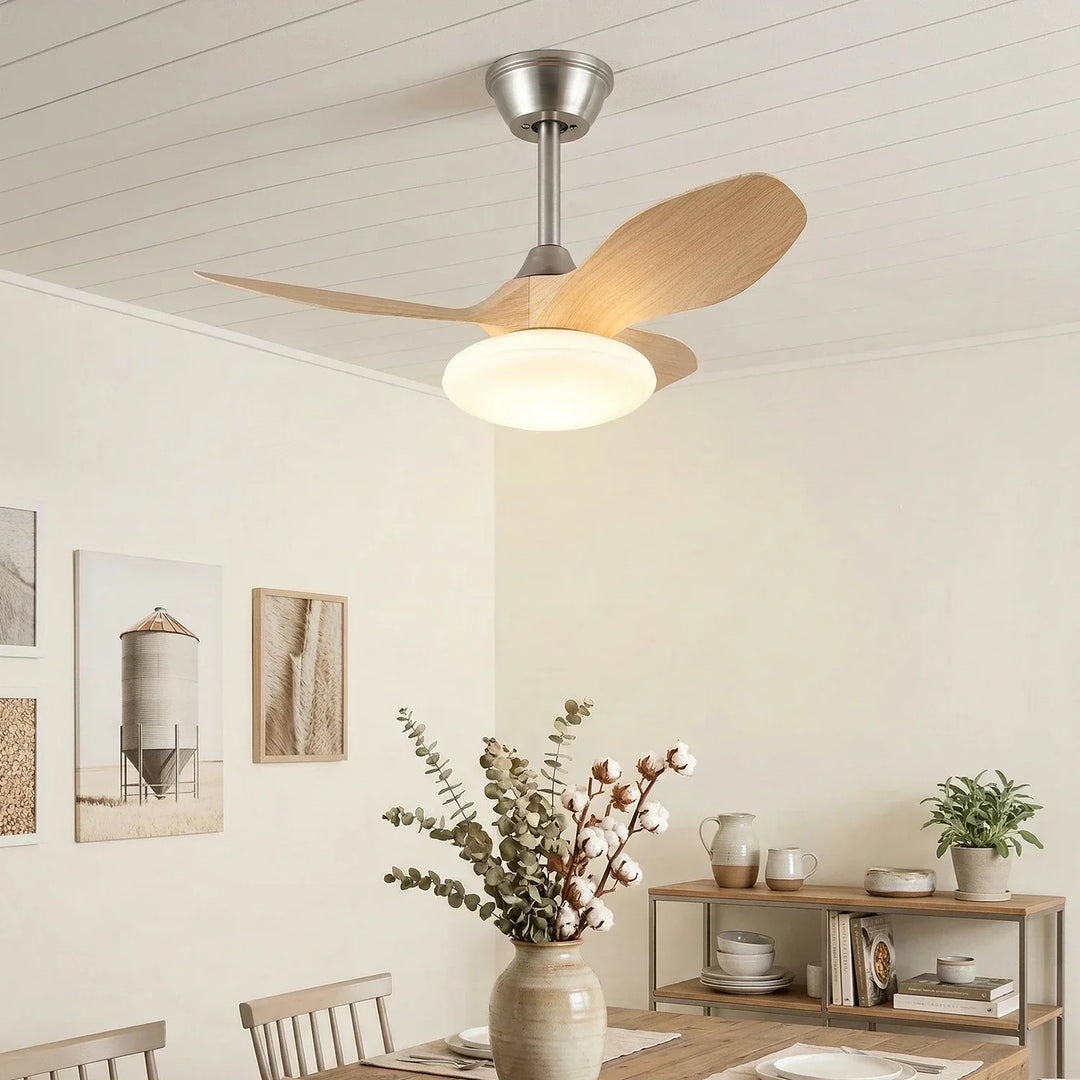 Three-Blade Zephira Ceiling Fan Light