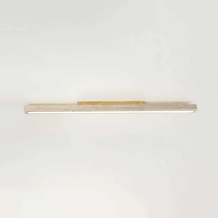 Travertine Column Rectangle Ceiling Light