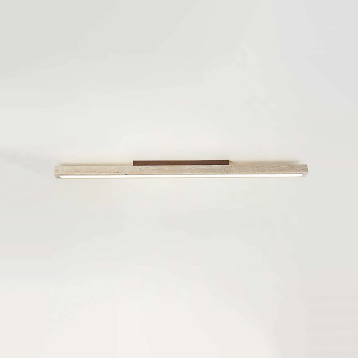 Travertine Column Rectangle Ceiling Light