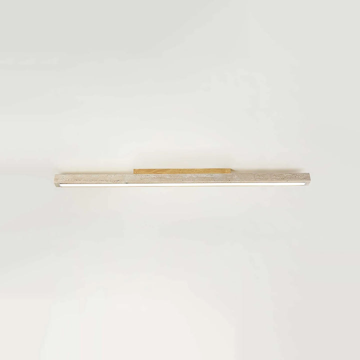 Travertine Column Rectangle Ceiling Light