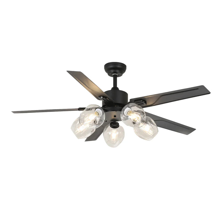 Vintage Industrial Style Ceiling Fan Light