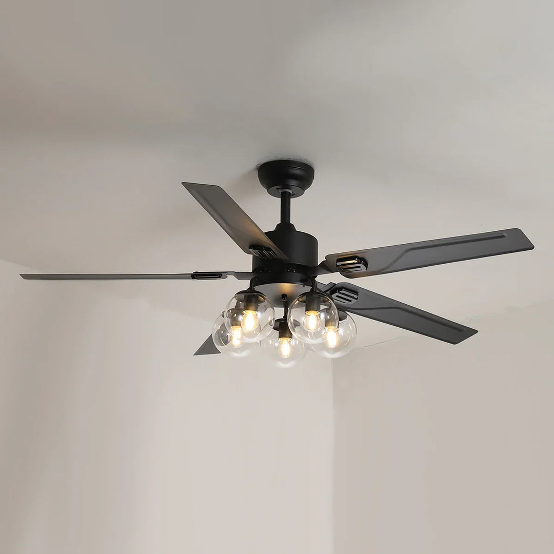 Vintage Industrial Style Ceiling Fan Light