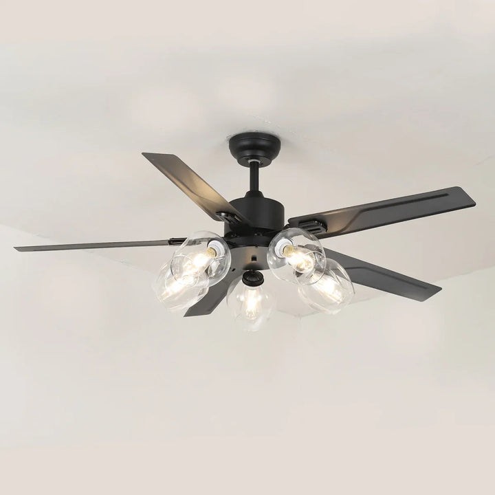Vintage Industrial Style Ceiling Fan Light