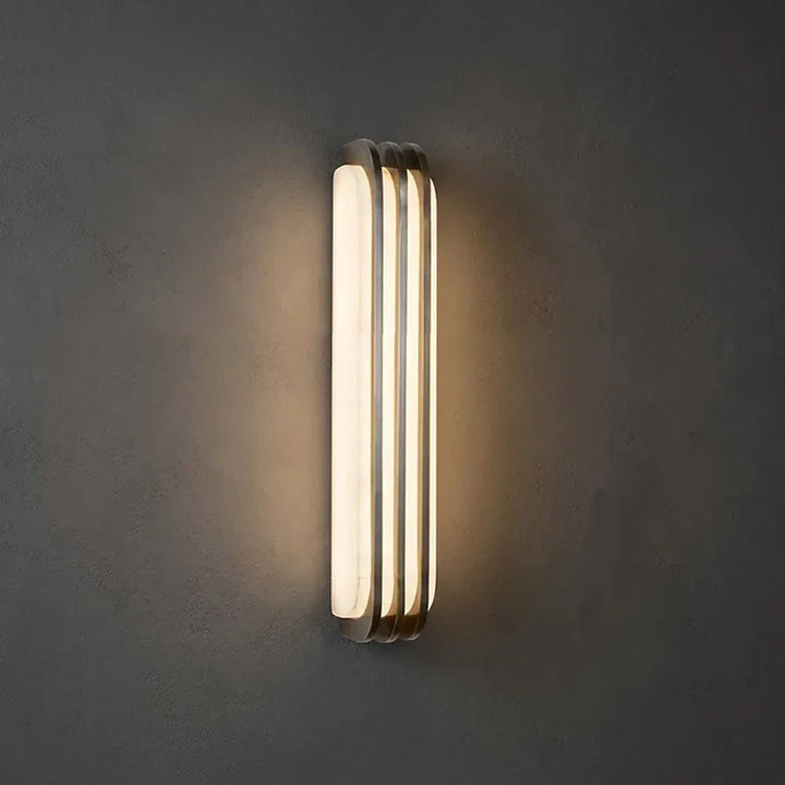 Virex Alabaster Layered Wall Sconce