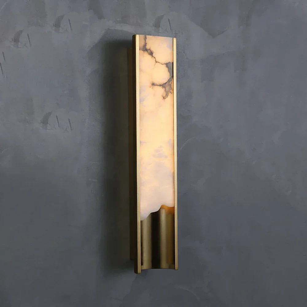 Wave Vein Aurelia Alabaster Wall Light