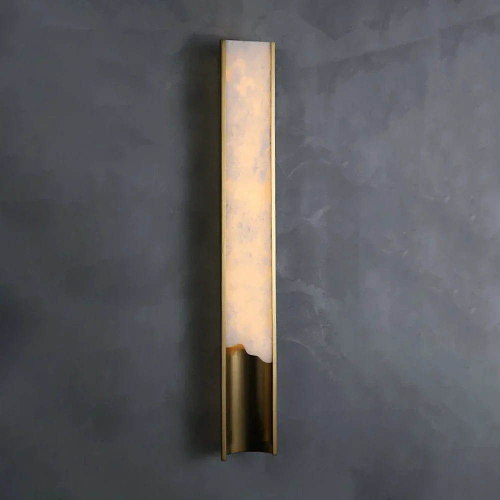 Wave Vein Aurelia Alabaster Wall Light