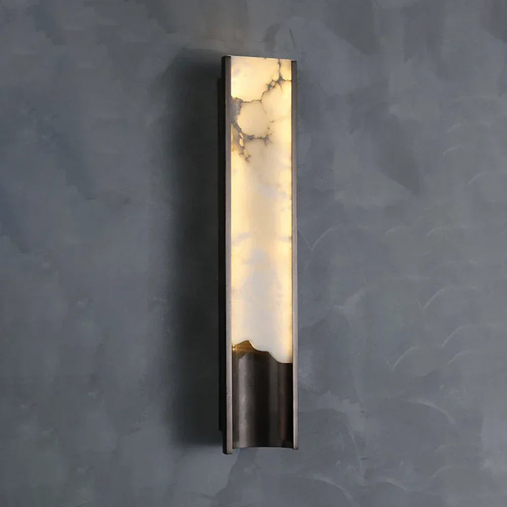 Wave Vein Aurelia Alabaster Wall Light