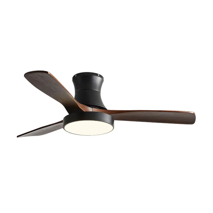 Wooden Three Blade Ceiling Fan Lights - view 18 | Woorglamp